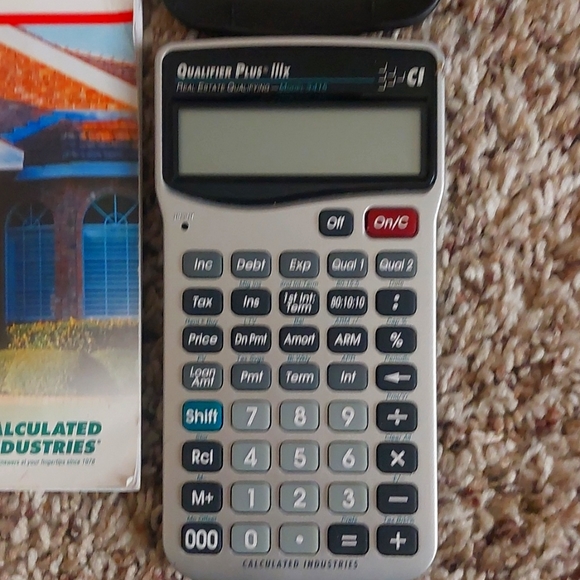Qualifier Plus IIIx real estate pocket finance calculator - Picture 2 of 9